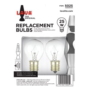 Replacement bulbs for Lava Lamp