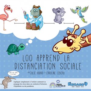 Livre Loo apprend la distanciation sociale