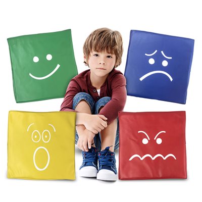 Set of 4 Vibrating Cushions - Emotions