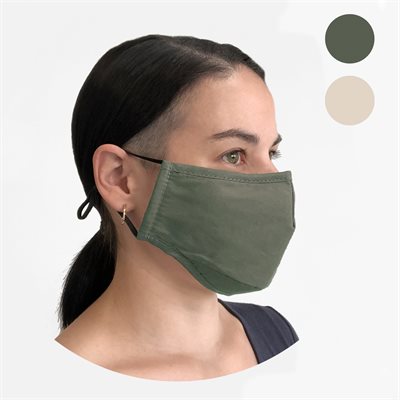 2 washable adult masks with 1 filter